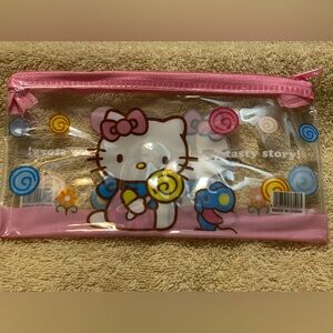 Light Pink Hello Kitty Clear Pencil Bag